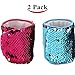 BFMate Girls Mermaid Bracelet for Party Favors, Birthday Gifts, Two-Color Reversible Charm Sequins Wristband Magic Calming Bracelets for Kids, Boys - Super-Soft Velvet Lining