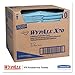 WypAll CriticalClean High Capacity Cloths Heavy Duty Foodservice Wipes (05927), Quarterfold Towels, Blue (1 Box of 300 Sheets, 300 Sheet Total)