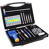 Ohuhu 175 PCS Watch Repair Tool Kit Case, Professional Spring Bar Tool Set, Watch Band Link Pin Tools