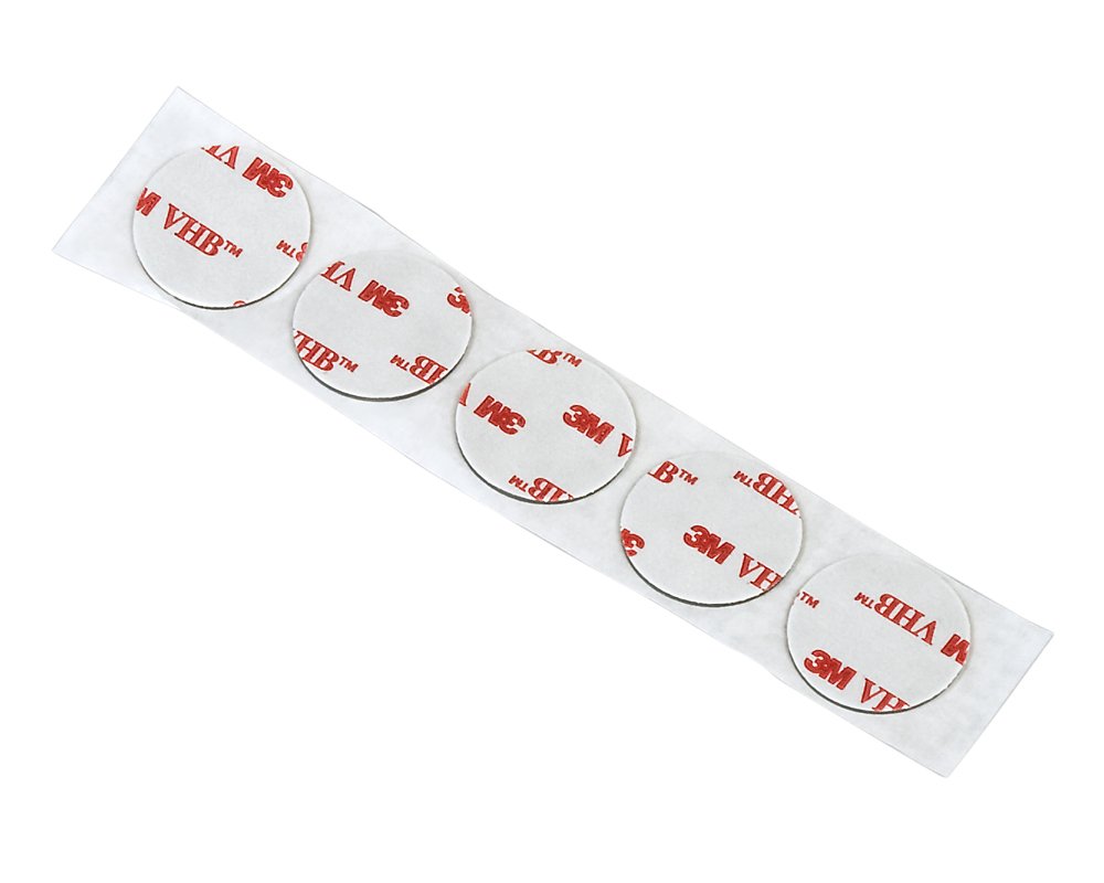 3M 4941 VHB Gray Double Sided Conformable Foam Tape, 1.25" Diameter Circles (roll of 500)