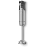 Mueller Immersion Blender Handheld - 8 Speed Stainless Steel Electric Hand Blender, Emulsion Blender Stick Kitchen Gadget with Turbo Mode