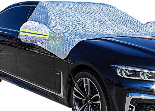 Yoksun フロントカバー フロントガラスカバー 凍結防止シート保護カバー 厚型 撥水加工 車用 雪対策 落葉対策 鳥の糞対策 取付簡単 車サンシェード カーシェード サンシェイド 遮熱 普通車 軽自動車 車種汎用 Yoksun フロントカバー フロントガラスカバー 凍結防止シート保護カバー 厚型 撥水加工 車用 雪対策 落葉対策 鳥の糞対策 取付簡単 車サンシェード カーシェード サンシェイド 遮熱 普通車 軽自動車 車種汎用