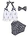 Kidlove Newborn Baby Girl Clothes Anchor Tops Polka Dot Briefs Sunsuit Outfit