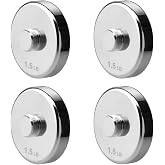 Northdeer Weight Plates for Steel Dumbbells 4 Pieces | 0.5lb 1.5lb 2.5lb 3lb 5lb 7.5lb (Standard-Finish)