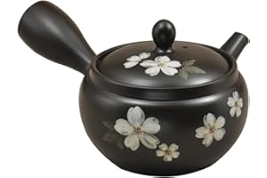 Kyusu Japanese Teapot 11.1fl oz Sakura Takeharu Clay Tokoname Ware Made in Japan