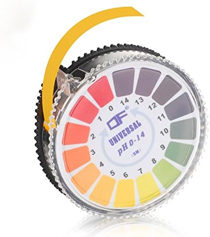 pH Test Strips pH Test Paper Strips Roll,Full Range 0-14 (5M/16ft)
