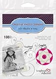 Scrapbook Adhesives by 3L Self-Adhesive Paper Photo Corners, Ivory, 108-Pack