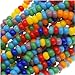 Jablonex Czech Seed Beads Mix, Size 11/0, Rainbow Opaque Multi, 1 Hank Per 4000 Beads