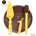N J Z Y Pizza Making Kit 4-Piece Pizza Pro Set