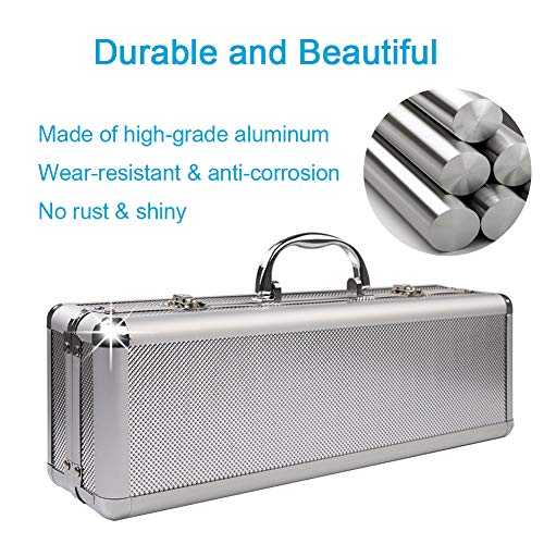 106 Tiles Travel Rummy Game - Tocebe Rummy Tiles Game with Aluminum Case & 4 Anti-Skid Durable Trays for Kids - Thumbnail 2
