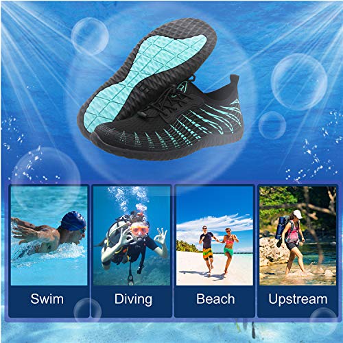 Spesoul Womens Mens Water Sports Shoes Outdoor Quick Dry Barefoot Athletic Aqua Shoe for Beach Swim Pool Surf Diving Yoga