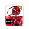 Sony MDR-ZX310 Foldable Headphones - Metallic Red