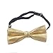 Four-seasonstore Toddler Kids Boys Girls Child Suspender Bow Tie (Metallic Gold) Christmas & Party