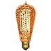 Sunlite 40S19/AQ/T/GF 40-watt  Antique Edison S19, Medium Base, Golden Fleck