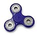 Mizzuco Miz-Toy-Tri-BS Spinner Fidget Stress Reducer Ultra Fast Finger Toy,Blue/Sliver