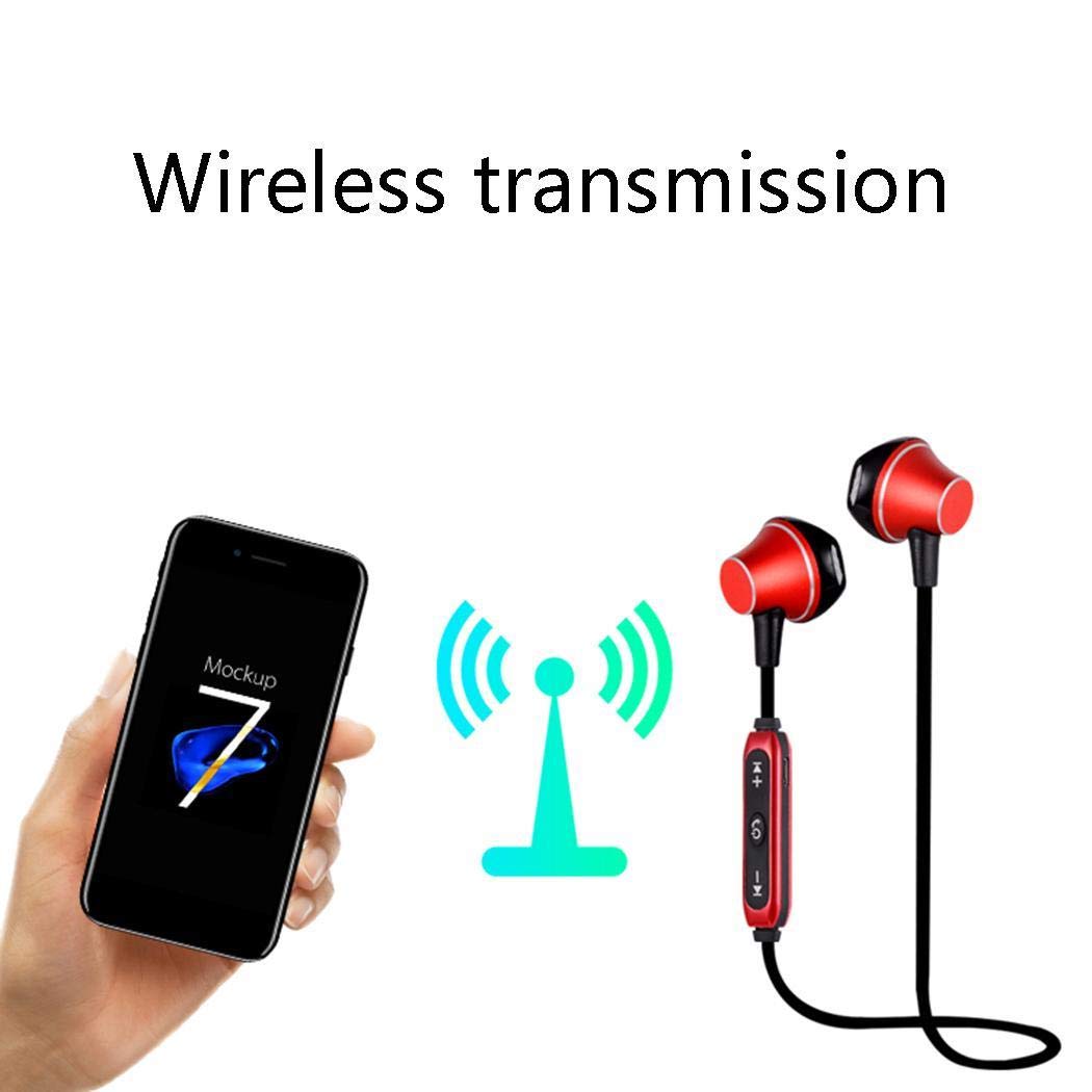 Olseti Wireless Headphones Sport Bluetooth 4.1 Earphones Cell Phone Headsets in Ear Wireless Magnetic Earbuds with Mic