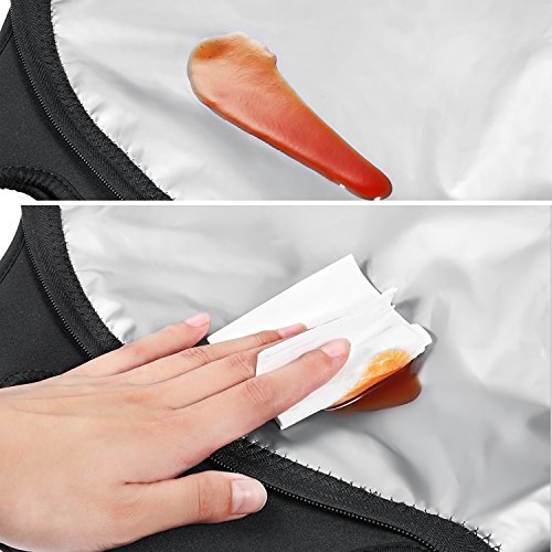 Waterproof Lunch Bag Double Layer Leakproof Neoprene Insulated Lunch Tote Black Reusable thermal lunch cooler tote for Men Women Boys Adult Kids