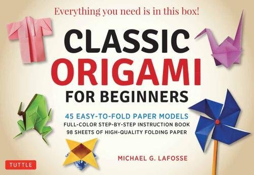 Classic Origami For Beginners Kit 45 Easy To Fold Paper
