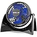 OPOLAR Portable Desk USB Fan, Super Quiet, Maximal 40db, Perfect Table Fan, Small Size, 2 Speeds, 360° Rotating Free Adjustment Personal Fan for Home,Office and Dorm-Blue