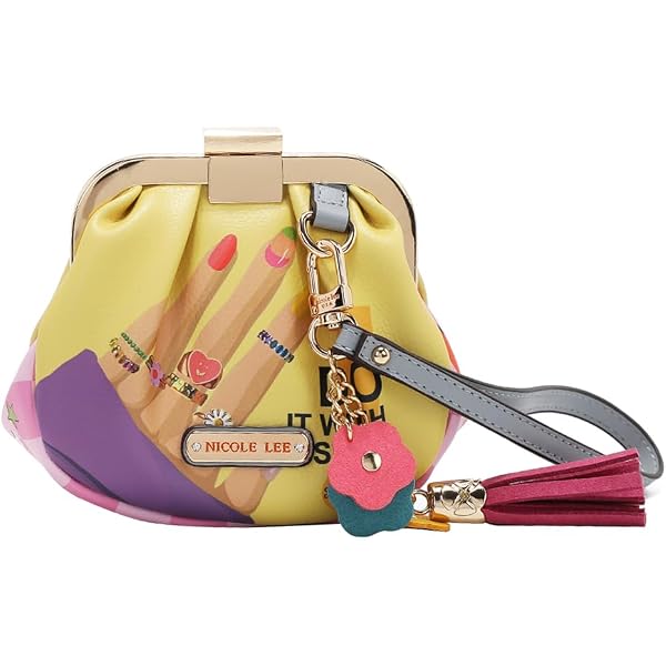 Amazon.com: Nicole Lee Nikky Compact Bi-Fold Wallet, Eco-Leather