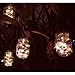 Homeleo 4 Pack 20 Led Warm White Waterproof Solar Mason Jar Light Lid with Hangers for Regular Mouth Mason Jar Outdoor Garden Backyard Christmas Halloween Decoration(Jars Not Included)
