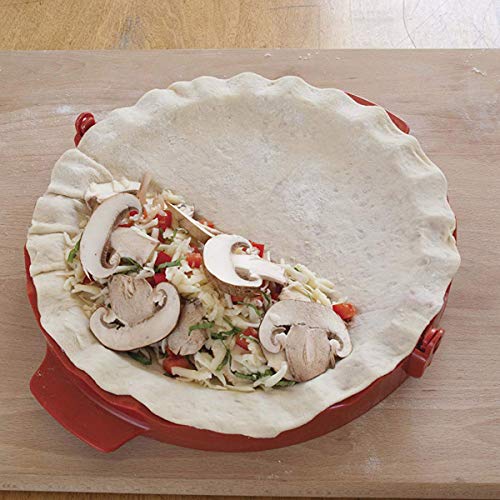 Pizzacraft Large PC0406, Large: 6.9" x 11.6" x 2.9". Calzone Filling and Forming Press, Meal Size