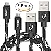 Agoz 2Pack 6FT Micro USB Charging Cable, Braided Fast Charger Cord for Samsung Galaxy S7, S7 Edge, S7 Active, Note 5 4, S6, A6, Tab E S2, J7 Sky PRO, J7 Crown, J3, LG K22 K31 K30 K40 K8, Aristo, Rebel