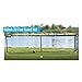 Rolbak 20 Feet Guard Net Set with Pegs, Ground Anchors, Steel Posts and Carry-All Bag