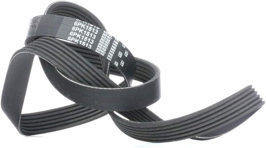 GATES 6PK1513 Micro-V Xf Ribbed V-Belt, Black