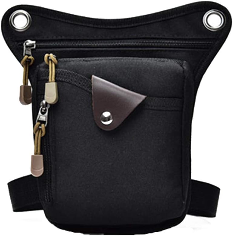 Men's Vintage Fashion Stylish Leg Bag Canvas Outdoor Sport Leg Pack