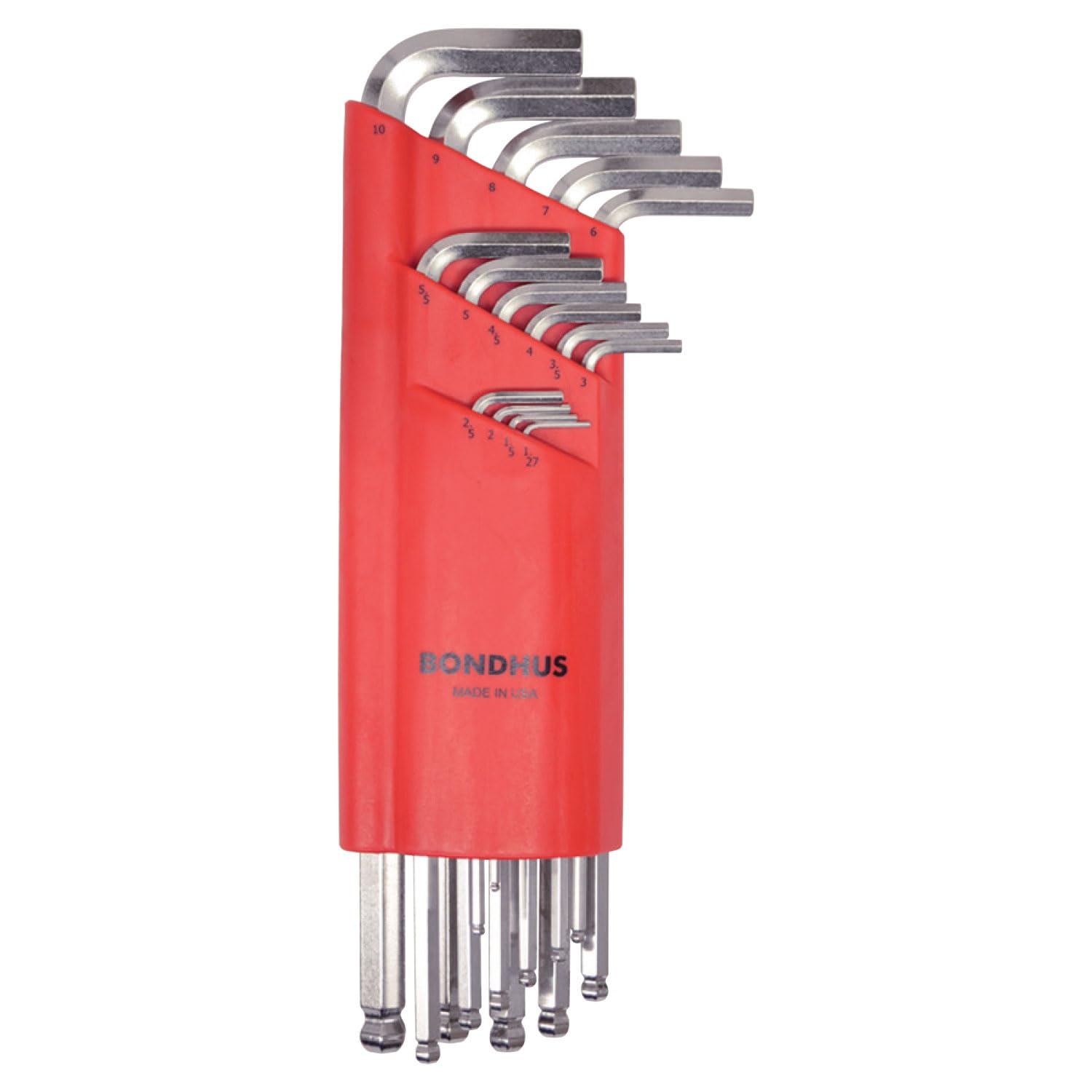 Bondhus BLX15MMB BRIGHTGUARD Set 1.27MM-10MM, 17095, PROTANIUM Precision HIGH Torque Steel