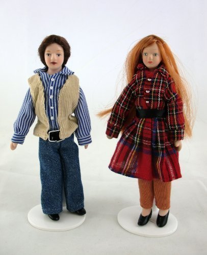 miniature couple dolls