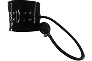 ABWL Inflatable Latex Collar Corset for Women Men,Unisex Latex Neck Choker Back Zip,Rubber Neck Cover Choker Party Costume