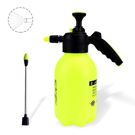 ELINKUME Wassersprüher 2L/0,5 Gallonen Mehrzweckhandpumpe Sprüher 2L Garten-Sprühflasche Handgepresste Bewässerungstopf für H