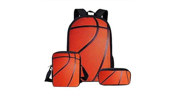 KHDJH Mochila Infantil Baloncesto Imprimir Mochila Niños Niños ...