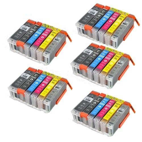 30PK ink cartridges compatible with Canon iP7250, iX6850,iP8750, iX6850, MG5450, MG5550, MG5650, MG6350, MG6450, MG7150, MX725, MX925 Colour Inkjet Printer GREY CLI-551 PGI 550 Black CLI551