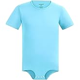 Landofgenie Men Short Sleeve Bodysuit Pajama Bodysuit One Piece Pajamas Rompers Basic Onesie