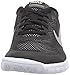 Nike Big Kids Flex Experience 4 GS Running Shoe, Black/Metallic Dark Grey, 4