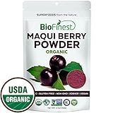Biofinest Maqui Berry Juice Powder - 100% Pure Freeze-Dried Antioxidants Superfood Extract - Organic Vegan Raw Non-GMO - Boost Digestion Weight Loss - For Smoothie Beverage Blend (4 oz Resealable Bag)