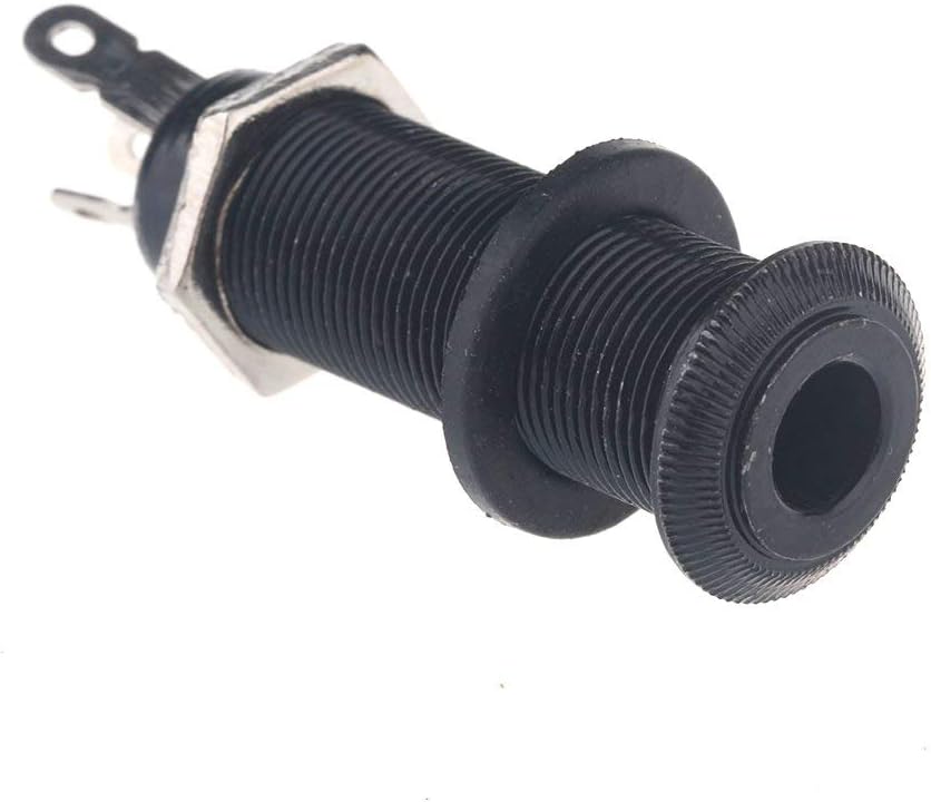 Musiclily 6.35mm Cylinder Barrel Input Output Jack Flush Stereo Plug