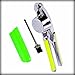Garlic Press & Silicone Peeler with Cleaning Brush and BONUS Nut Cracker - Peel, Mince and Crush Garlic and Ginger Easily!
