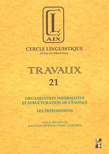 Organisation informative et structuration de l'énoncé