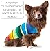 Dog Clothes - Handmade Dog Poncho - from Authentic Mexican Blanket (Blue, X-Small)