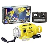 SpyCam Aqua, Remote Control Toy Submarine with Camera and LED Light, 4.4