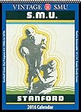 SMU Mustangs 2016 Vintage Football Calendar by Asgard Press (2015-09-15) by 