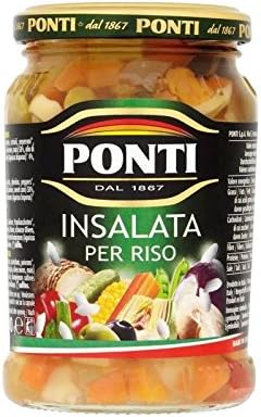 Froid Ponti Garniture De Salade De Riz Dans Les Graines De