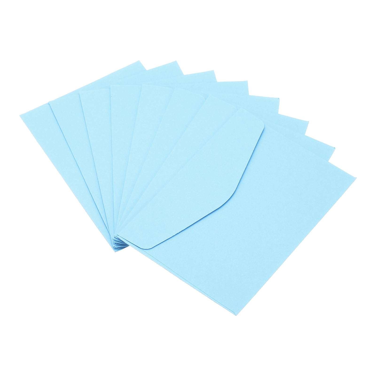 PATIKIL Mini Envelopes, 24 Pack Mini Gift Card Business Card Envelope for Small Note Cards Greeting Wedding, Light Blue
