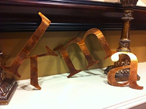 Copper Metal Letters - A-Z and 0-9 and all characters