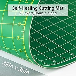 WorkLion 36" x 48" Self Healing Cutting Mat: Double