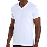 2(X)IST Mens Pima Cotton V-Neck T-Shirt